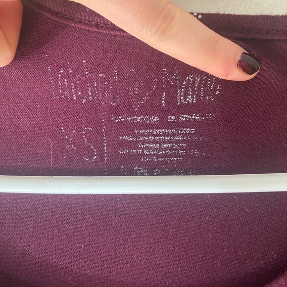 Maroon Latched Mama Midi Drawstring Nursing Dresss - Picture 2 of 6